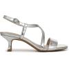 imageLifeStride Womens Nolita Heeled SandalSilver Faux Leather
