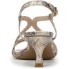 imageLifeStride Womens Nolita Heeled SandalTaupe Multi Snake