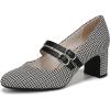 Black/Bone Houndstooth
