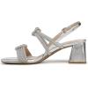 imageLifeStride Womens Celeste Heeled SandalSilver Metallic