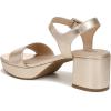 imageLifeStride Womens Trendy Heeled SandalPlatino Gold Metallic