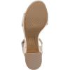 imageLifeStride Womens Trendy Heeled SandalPlatino Gold Metallic