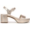imageLifeStride Womens Trendy Heeled SandalPlatino Gold Metallic
