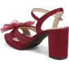 imageLifestride Womens Last Dance Platform Dress SandalPinot Noir Red Fabric