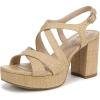 imageLifeStride Womens Adrianna Heeled SandalNatural Tan Woven