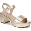 imageLifeStride Womens Trendy Heeled SandalPlatino Gold Metallic