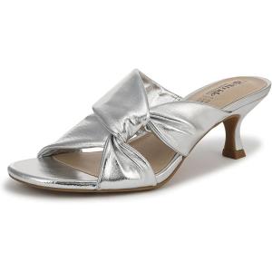 imageLifeStride Womens Nori Heeled SandalSilver Faux Leather