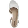 imageLifeStride womens Teller 2 Slingback Peep Toe PumpsHeeled SandalBright White