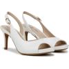 imageLifeStride womens Teller 2 Slingback Peep Toe PumpsHeeled SandalBright White