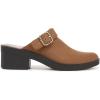 imageLifeStride Womens Open Book MuleWhiskey Tan Leather Fabric