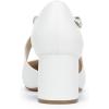 imageLifeStride Womens Tracy Block Heel PumpBright White