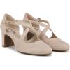 imageLifeStride Womens Tracy Block Heel PumpTender Taupe Microfiber