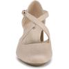 imageLifeStride Womens Tracy Block Heel PumpTender Taupe Microfiber