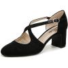 imageLifeStride Womens Tracy Block Heel PumpBlack Microfiber