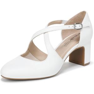 imageLifeStride Womens Tracy Block Heel PumpBright White
