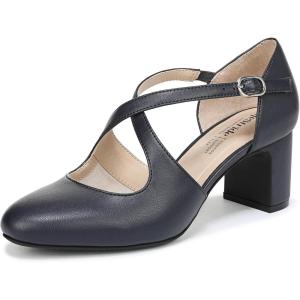 imageLifeStride Womens Tracy Block Heel PumpLux Navy