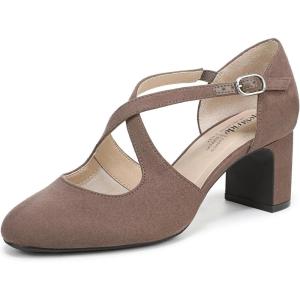 imageLifeStride Womens Tracy Block Heel PumpMocha