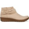 imageLifeStride Womens Gemma Ankle BootieLight Tan Microfiber