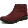 imageLifeStride Womens Gemma Ankle BootieCalifornia Wine Microfiber