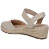 image:imageLifeStride Womens Kimmie Wedge EspadrillesAlmond Milk Canvas