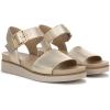 image:imageLifeStride womens Gillian Ankle Strap SandalsFlat SandalPlatino Gold