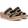 image:imageBZees Womens Resort SandalBlack Stretch Raffia Fabric