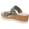 image:imageBZees Womens Resort SandalBlackNatural Raffia