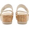 image:imageBZees Womens Resort SandalWhite Stretch Raffia Fabric