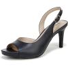 image:imageLifeStride Womens Teller 2 Slingback Peep Toe PumpsLux Navy