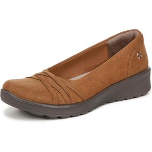 image:imageBZees Womens Goody Slip On SlipOnWhiskey Tan Leather Fabric