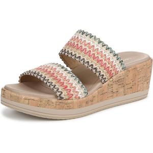 image:imageBZees Womens Resort SandalCoral Natural Raffia
