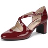 image:imageLifeStride Tracy Strappy ShoesDark Cherry Patent
