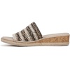 image:imageLifeStride Breezy Slide SandalsBlack Raffia