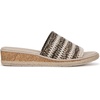 image:imageLifeStride Breezy Slide SandalsBlack Raffia Fabric