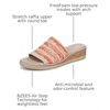 image:imageLifeStride Breezy Slide SandalsCoralTan Raffia