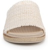 image:imageLifeStride Breezy Slide SandalsNatural Stretch Raffia Fabric