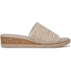 image:imageLifeStride Breezy Slide SandalsWhite Raffia Fabric