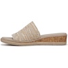 image:imageLifeStride Breezy Slide SandalsWhite Raffia Fabric