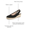 image:imageLifeStride Kayden EspadrilleBlack Fabric