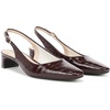 image:imageLifeStride Lorena Slingback ShoesDark Chocolate Croco
