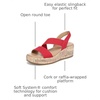 image:imageLifeStride Odette Strappy SandalsFire Red