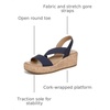 image:imageLifeStride Odette Strappy SandalsLux Navy
