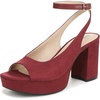 Merlot Red Microsuede