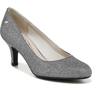 image:imageLifeStride Womens Parigi ShoesPewter Shimmer Fabric
