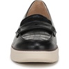 image:imageLifeStride Chelsea LoaferMoc ShoesBlack Croco