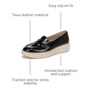 image:imageLifeStride Chelsea LoaferMoc ShoesBlack Patent