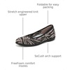 image:imageLifeStride Kit 2 SkimmersBlackBeige Leaf Print