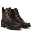 image:imageLifeStride Lena Combat BootsDark Chocolate Houndstooth