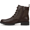 image:imageLifeStride Lena Combat BootsDark Chocolate Houndstooth