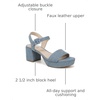 image:imageLifeStride Rhythmn Strappy SandalsDenim Blue